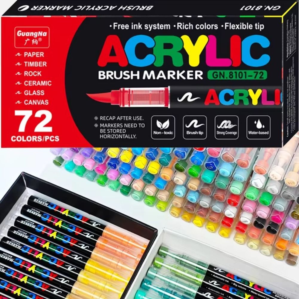 Copic Marker Classic - Набор акриловых маркеров-кистей 12/24/36/48/60/72/100/120 цветов для