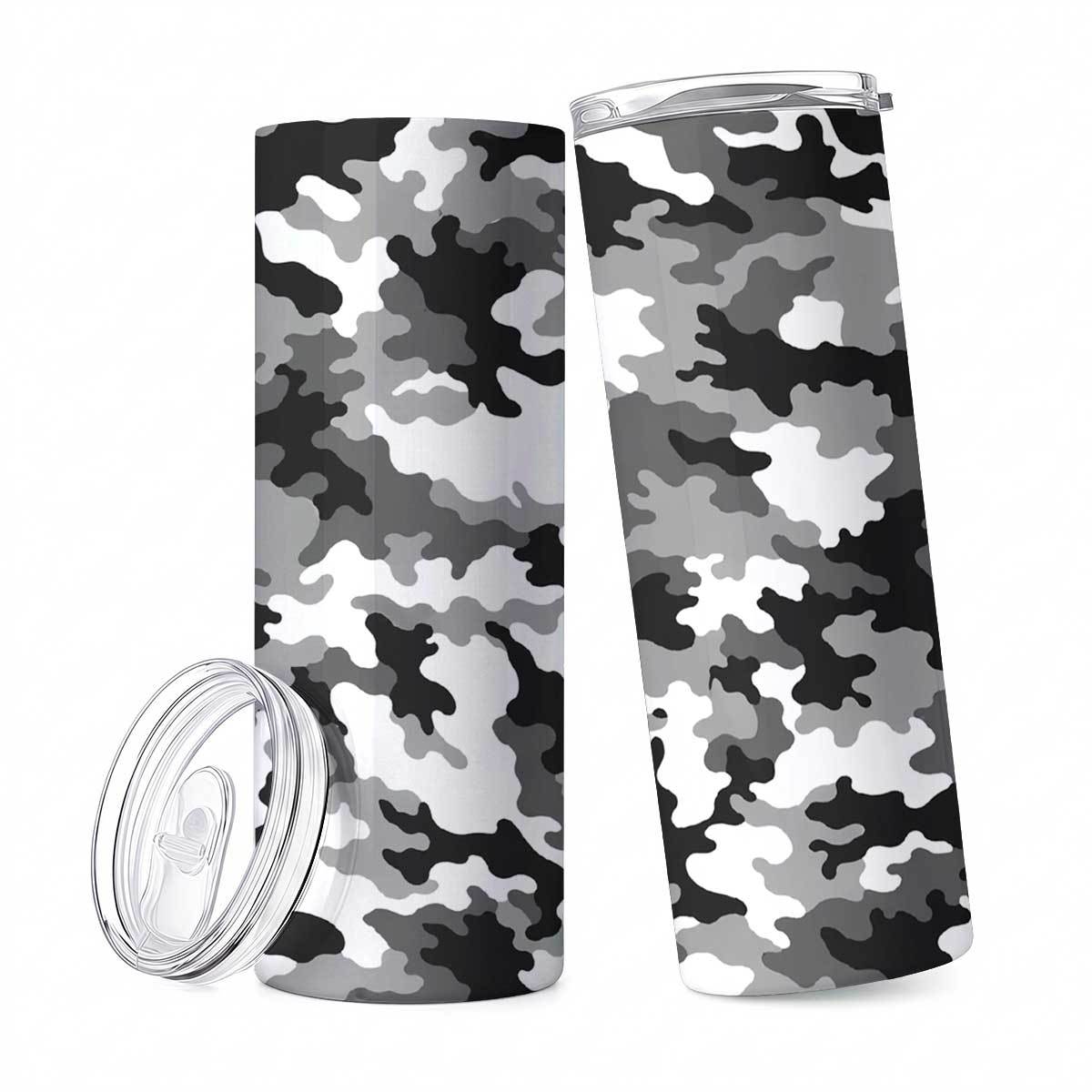 1 шт. 20 унций, серо-черно-бел – обзор и цена Tumbler 20Oz White