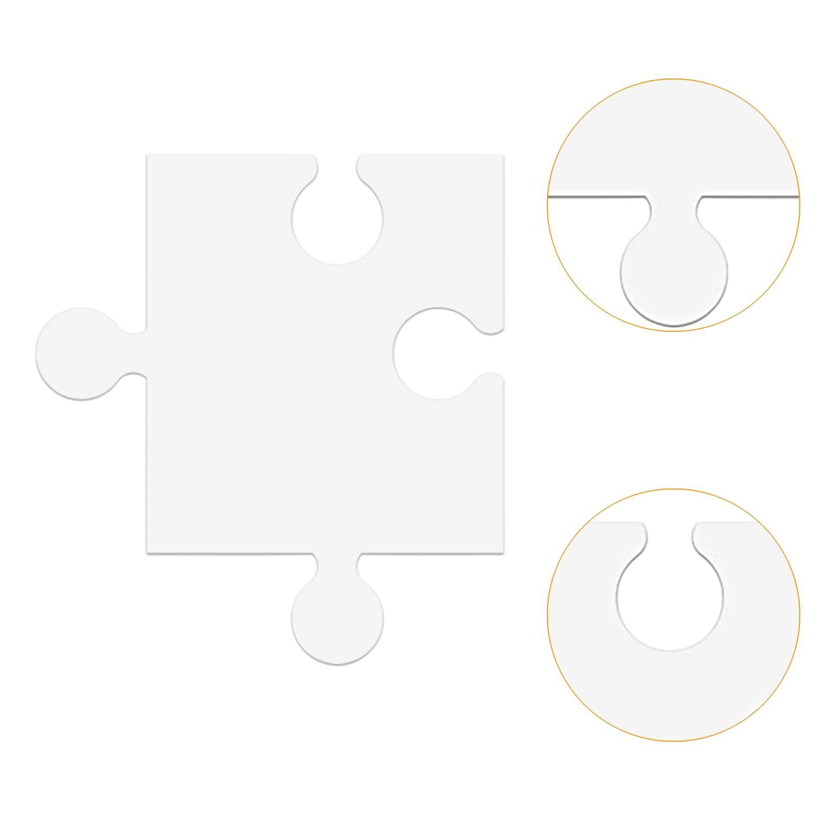 24 шт. белых картонных пазлов  – обзор и цена Puzzle Blank White