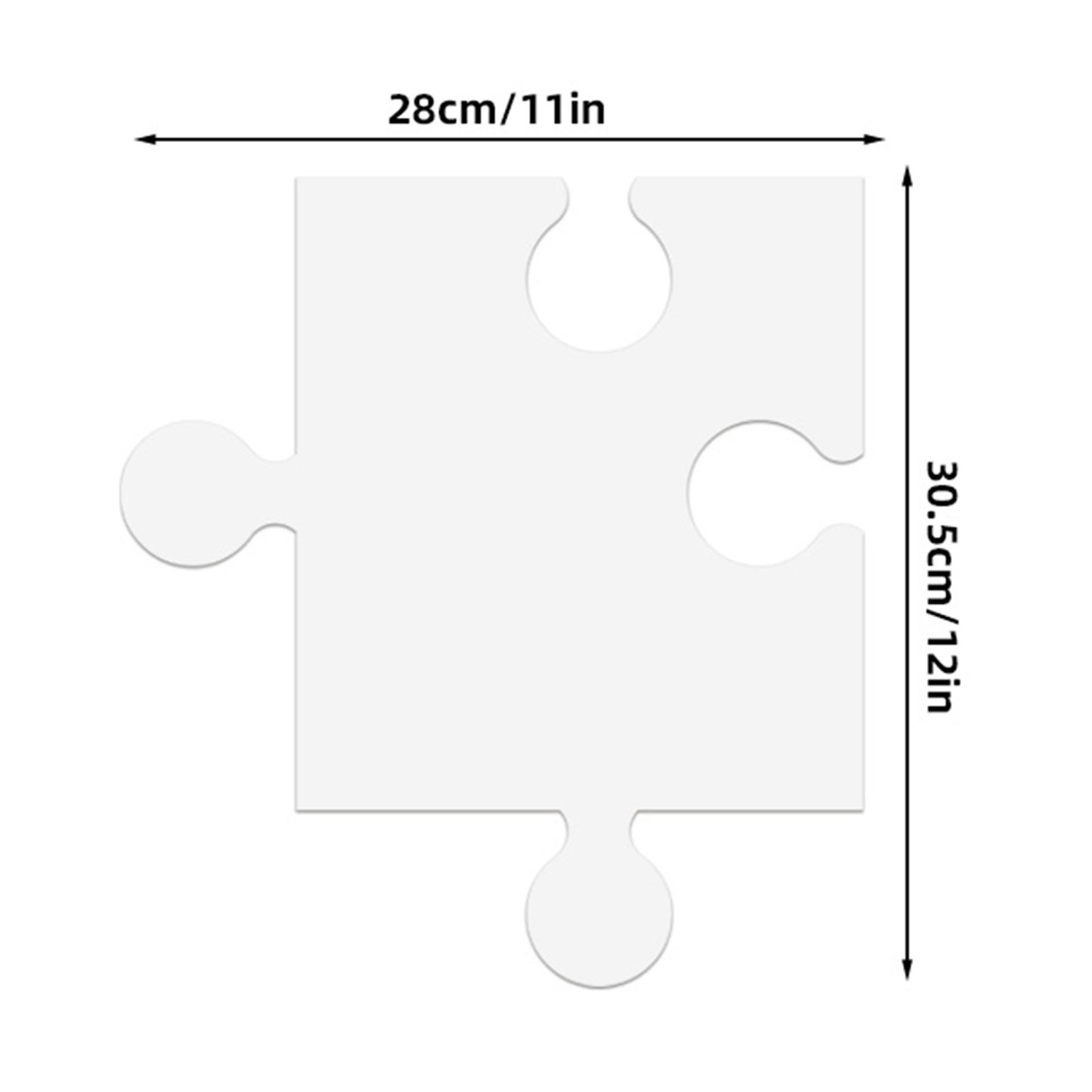 24 шт. белых картонных пазлов  – обзор и цена Puzzle Blank White